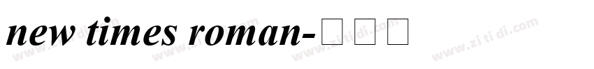 new times roman字体转换